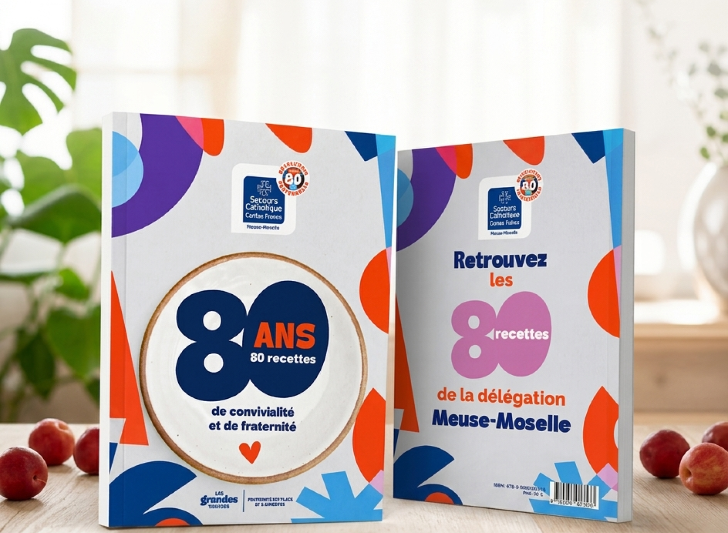 Photo du livre de recettes colorée